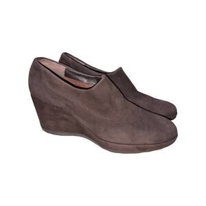Aquatalia Brown Suede Wedge Shoes     Size: 8.5